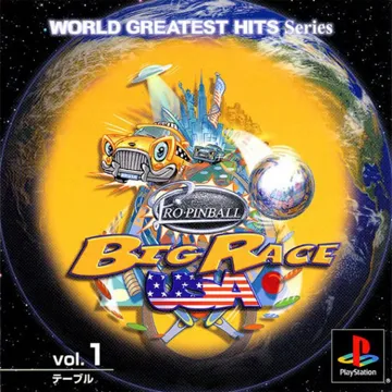 World Greatest Hits Series Vol. 1 - Pro Pinball - Big Race USA (JP) box cover front